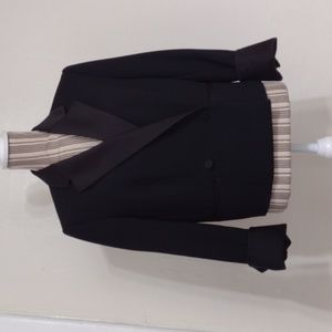M&S Collection Black Boxy Fit Short Dress Jacket Size 12 NEW